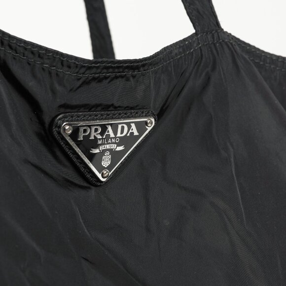 Prada 90's Vintage Nero Tessuto Sport Tote - Picture 8 of 11
